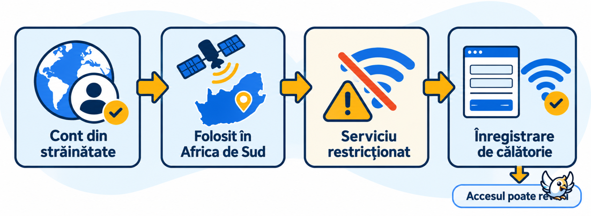 Cum au fost restricționate și apoi reconectate unele conturi Starlink în Africa de Sud