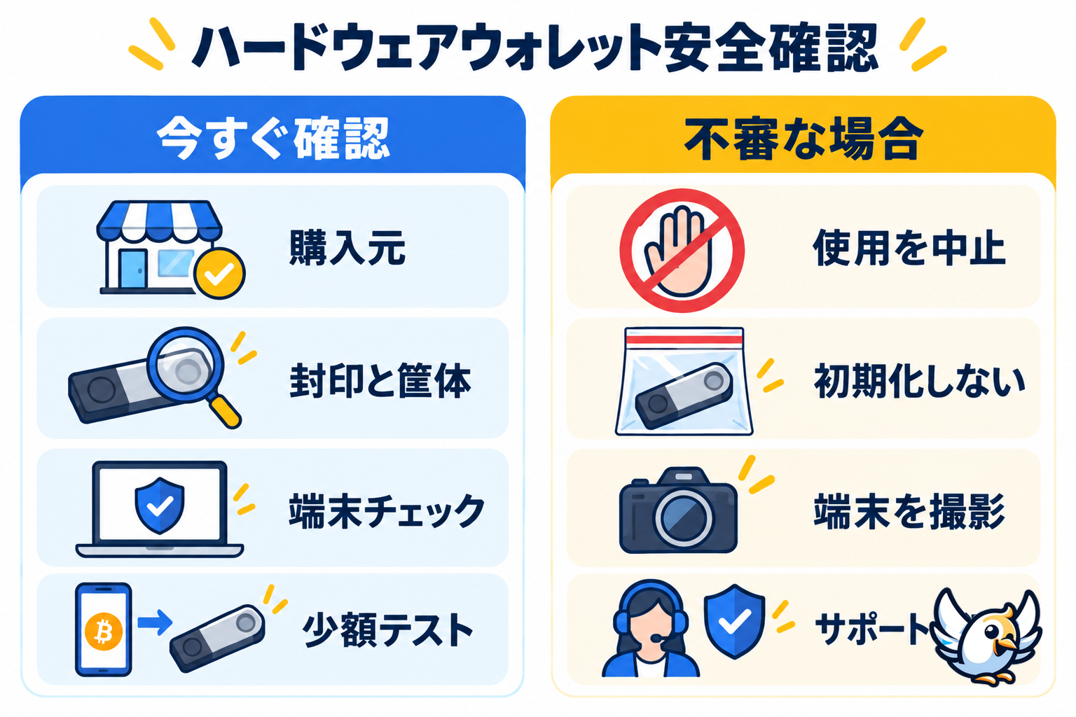 eSIMインプラント報告後に確認したいLedgerハードウェアウォレットの安全チェック項目