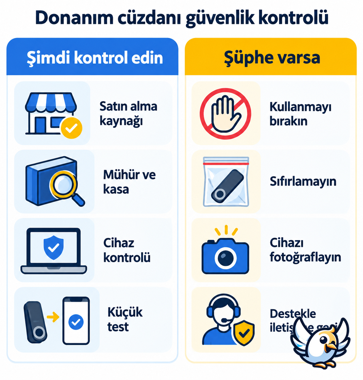 eSIM implantı haberinden sonra Ledger donanım cüzdanı güvenlik kontrol listesi
