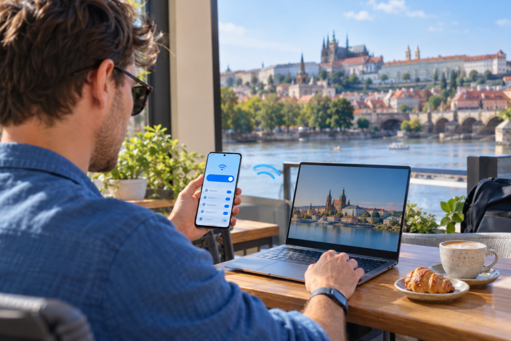Hotspot Samsung — udostępnianie internetu z telefonu Galaxy na laptop