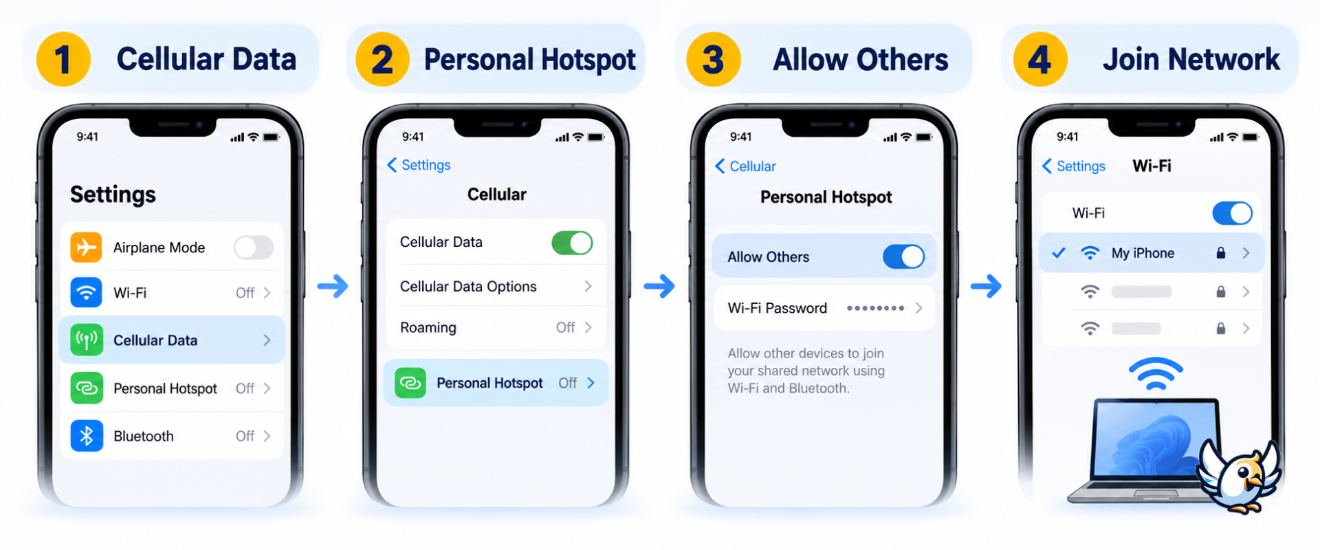 How to turn on mobile hotspot on iPhone in four steps
