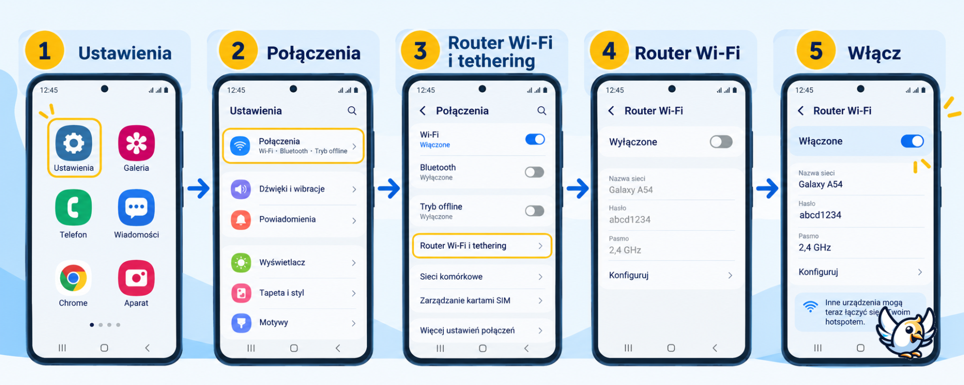 Jak włączyć hotspot Samsung krok po kroku w ustawieniach telefonu