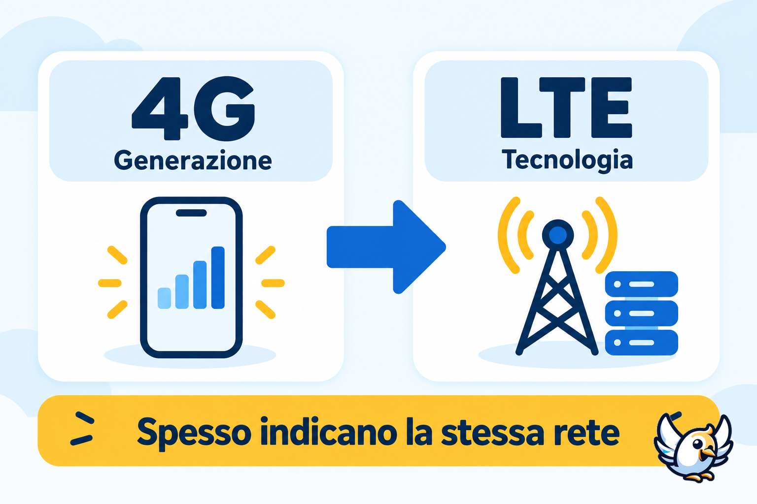 LTE vs 4G: differenza tra generazione mobile e tecnologia di rete