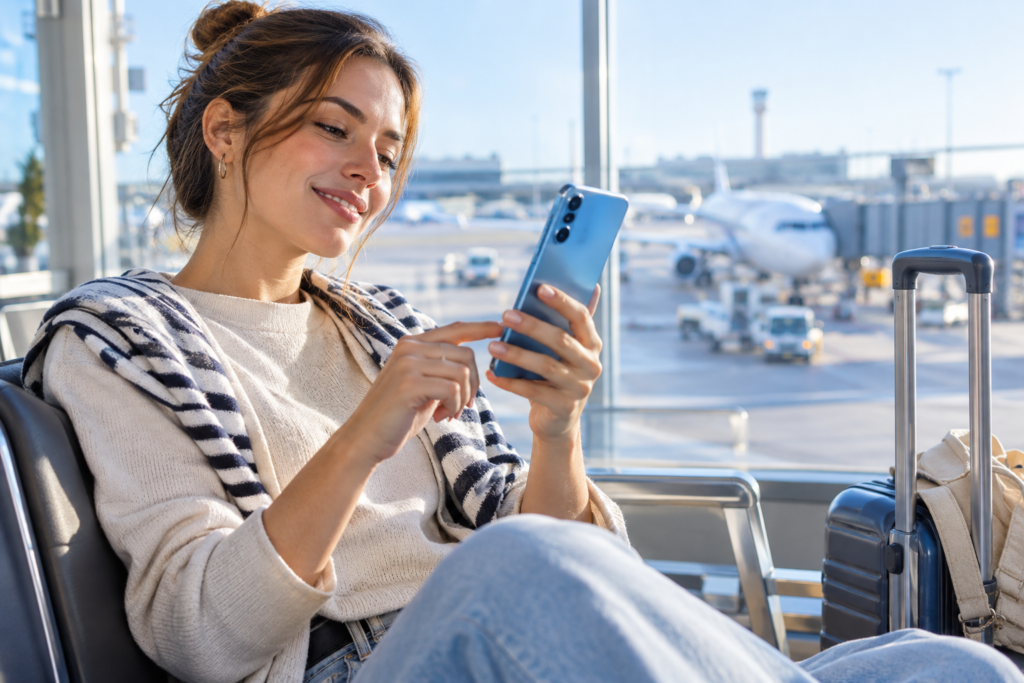 OPPO Reno 14F 5G con eSIM para viajar y mantener la conexión