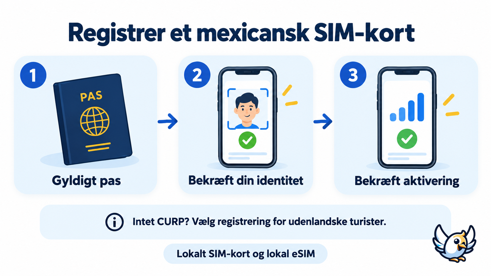 Registrering af SIM-kort i Mexico som turist: gyldigt pas, identitetskontrol og bekræftelse af aktivering