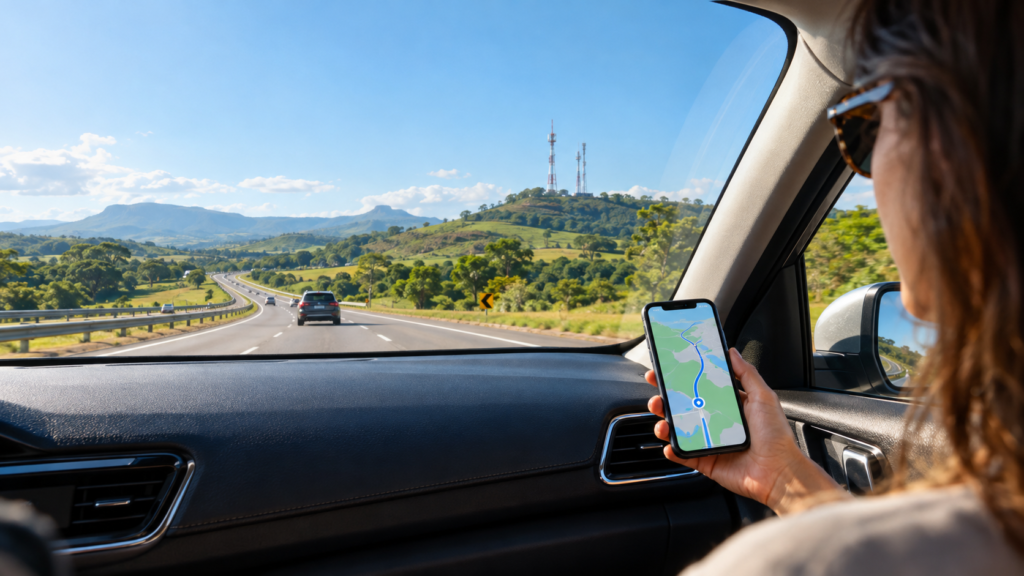 Roaming obrigatório nas rodovias brasileiras e cobertura móvel em viagem