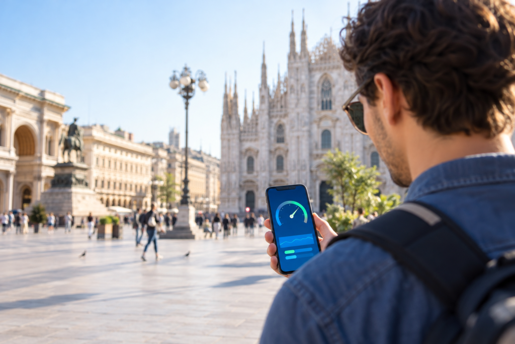 Velocità 5G: test della connessione mobile su smartphone in Italia