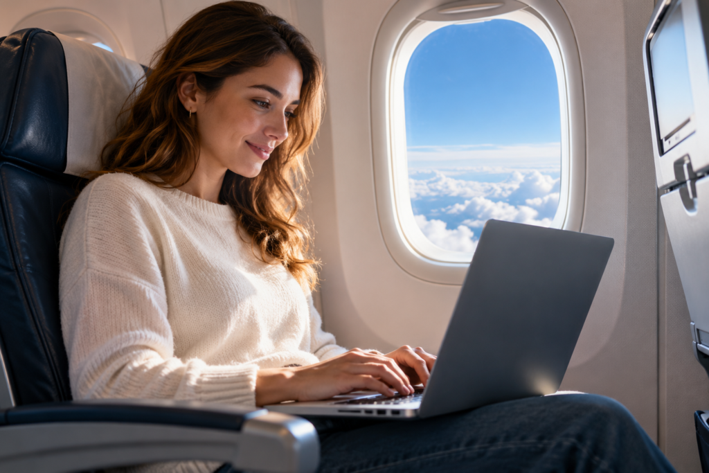 WiFi avion pendant un vol
