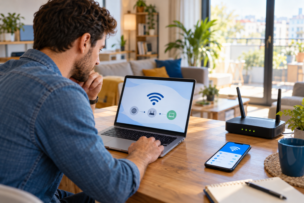 WiFi conectat fără internet: depanarea conexiunii la router pe laptop