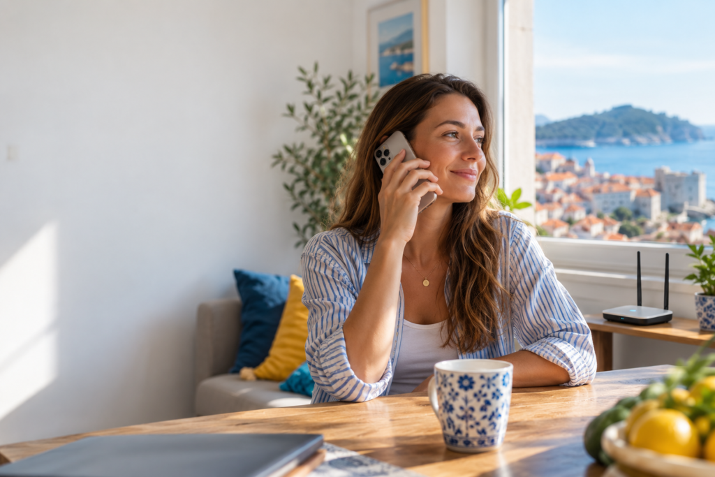 WiFi pozivi na pametnom telefonu u domu sa slabim mobilnim signalom